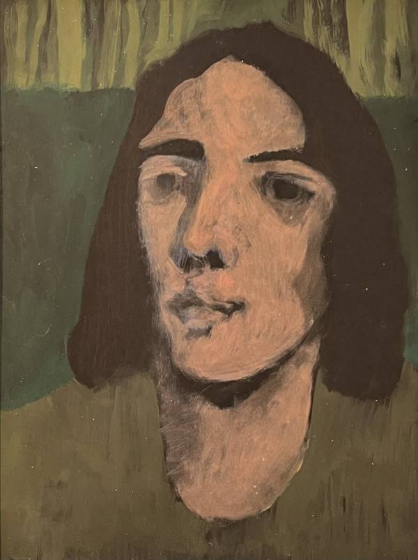 Raafat Ballan (1990) | Untitled, 2025, 25 x 18 cm, oil on paper & framed