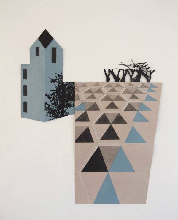 Carien Vugts | zt, 2021 65x 52,5 cm, potlood en kleurpotlood op papier