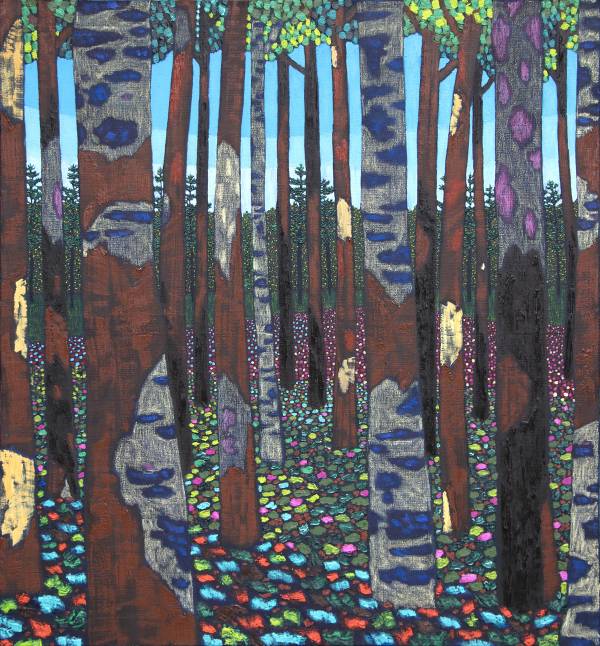 Bart Kok | cold spring morning, 2023, 140x130