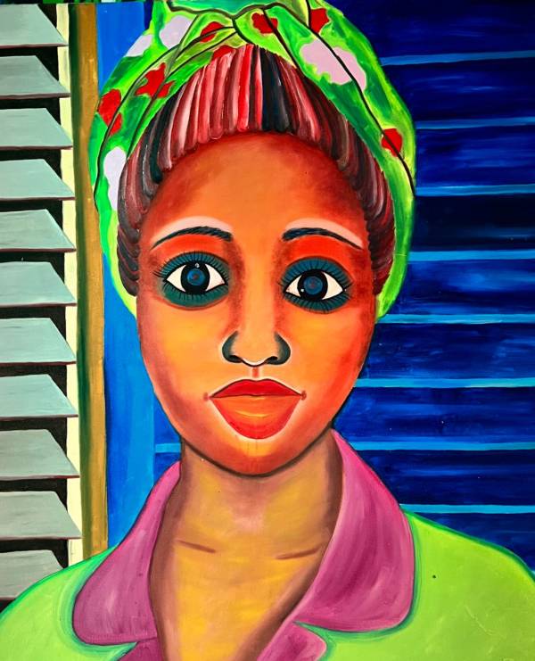 Bernard Ategwa Ajarb | woman portrait, 2024