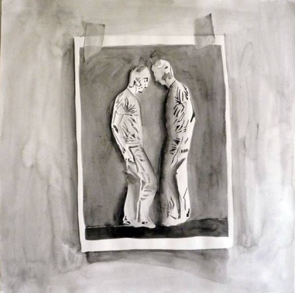 Lenneke van der Goot | Shadow (paper men), 2011