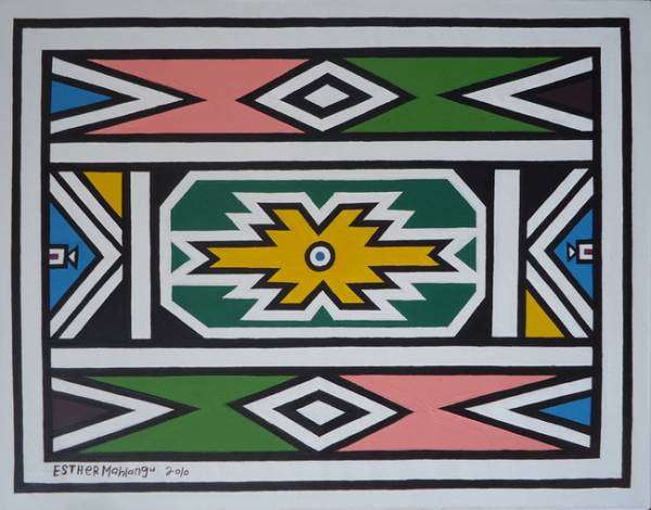 Esther Mahlangu | Zonder titel, 2010