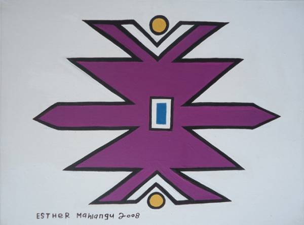 Esther Mahlangu | Zonder titel, 2008