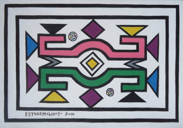 Esther Mahlangu | Zonder titel, 2010