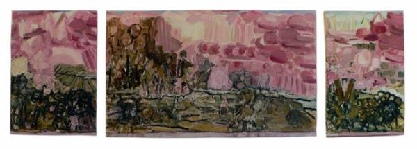 Mai van Oers | Geen titel, 75 x 235 cm